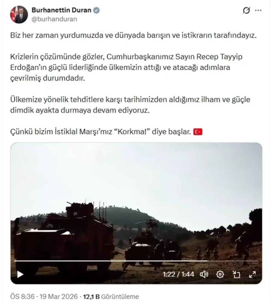 Duran'dan Küresel Diplomasi Mesajı: 'Krizlerin Çözümünde Gözler Türkiye'nin Adımlarına Çevrildi'
