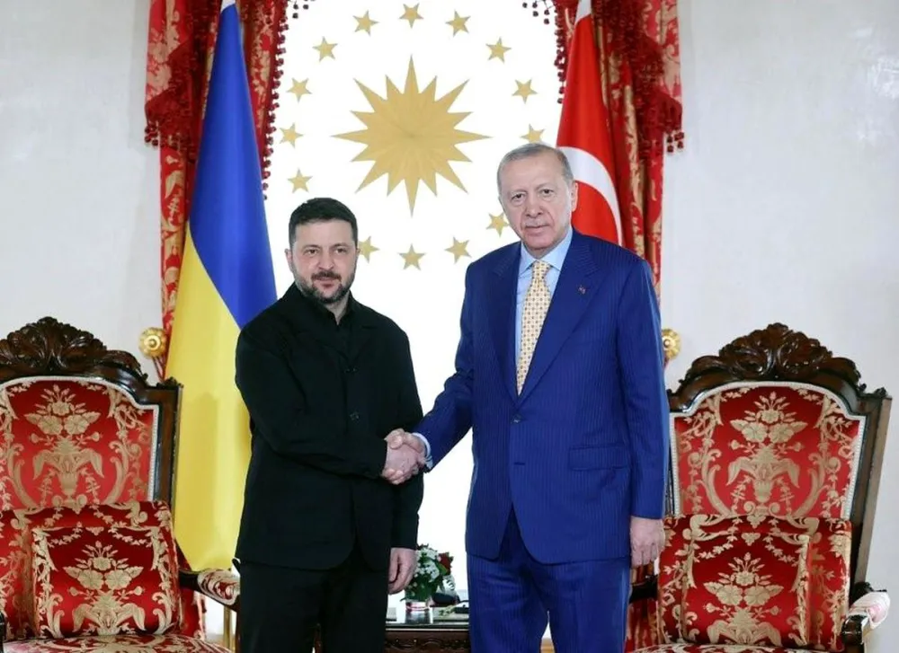 Erdoğan ve Zelenskiy İstanbul