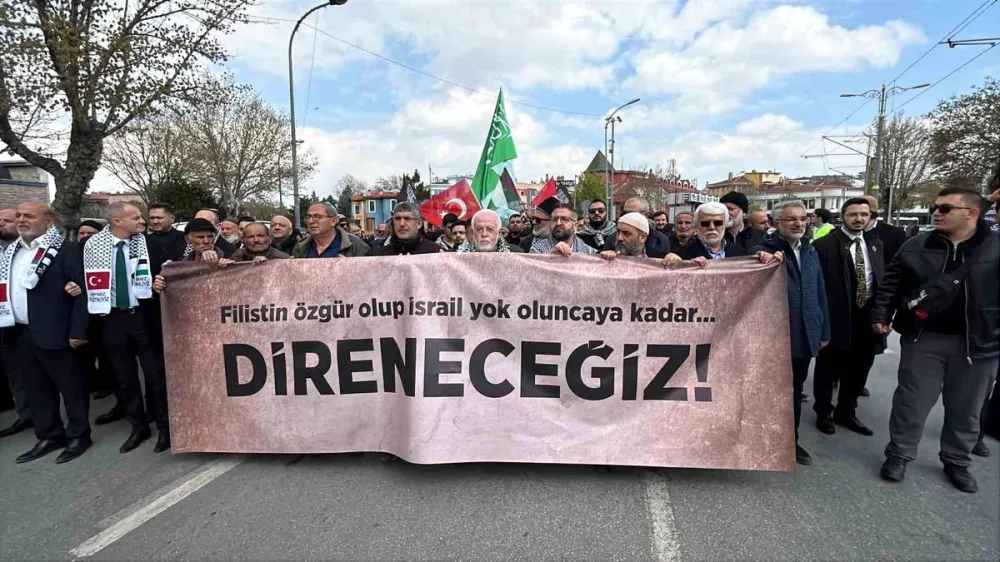 Filistin Halkının Yanında Konya: İsrail'i Protesto Etkinliği