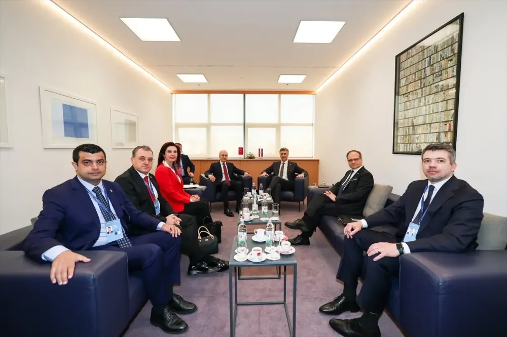 Kurtulmuş ve Plenkovic Zagreb