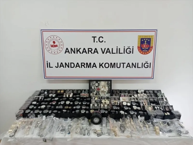 Ankara'da Dev Kaçak Saat Operasyonu: 602 Ürün Ele Geçirildi