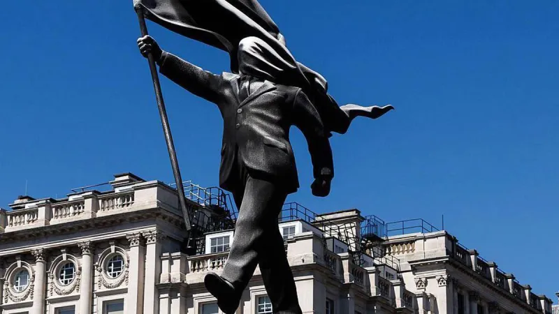 Banksy'den Londra'nın Kalbinde Çarpıcı Mesaj: