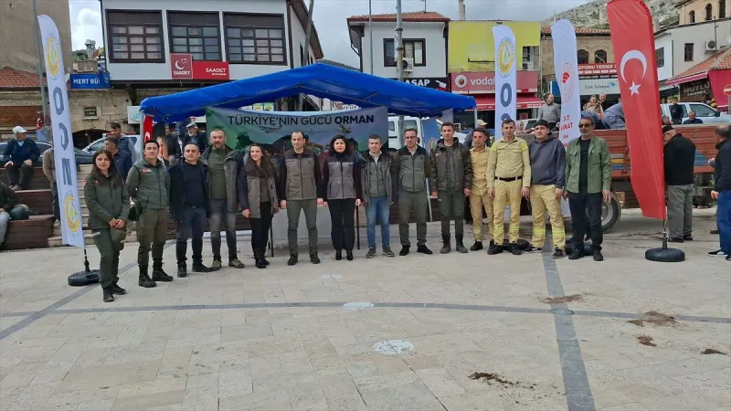 Beypazarı'da 1500 fidan dağıtıldı