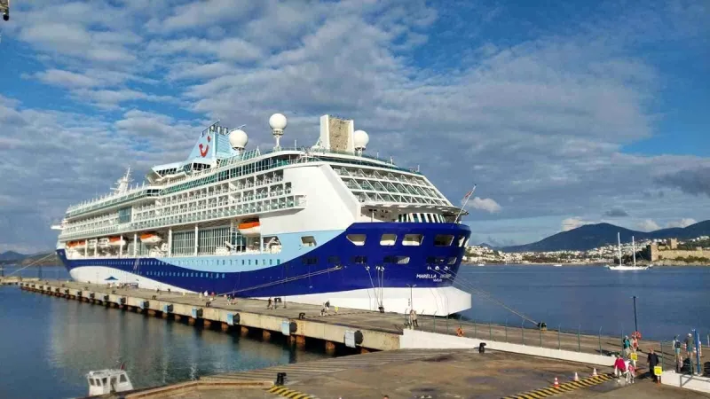 Sezonun ikinci kuruvaziyer gemisi Bodrum