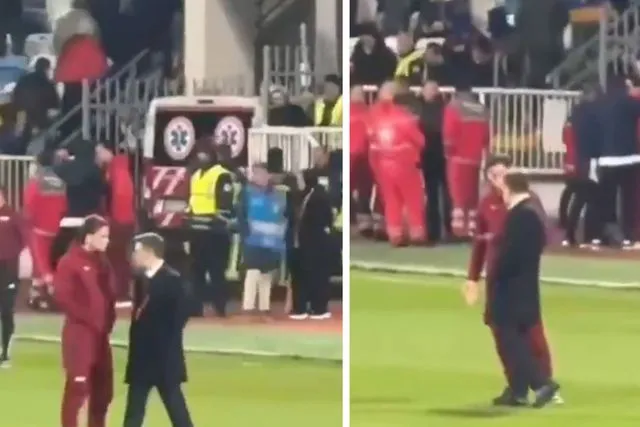 Tarihi maçtan saatler sonra ortaya çıkan görüntü! Yıldız futbolcumuzu kızdıran olay