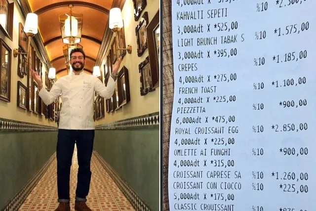 Ünlü Şef Danilo Zanna'nın Restoranı Fiyatları Gündemde